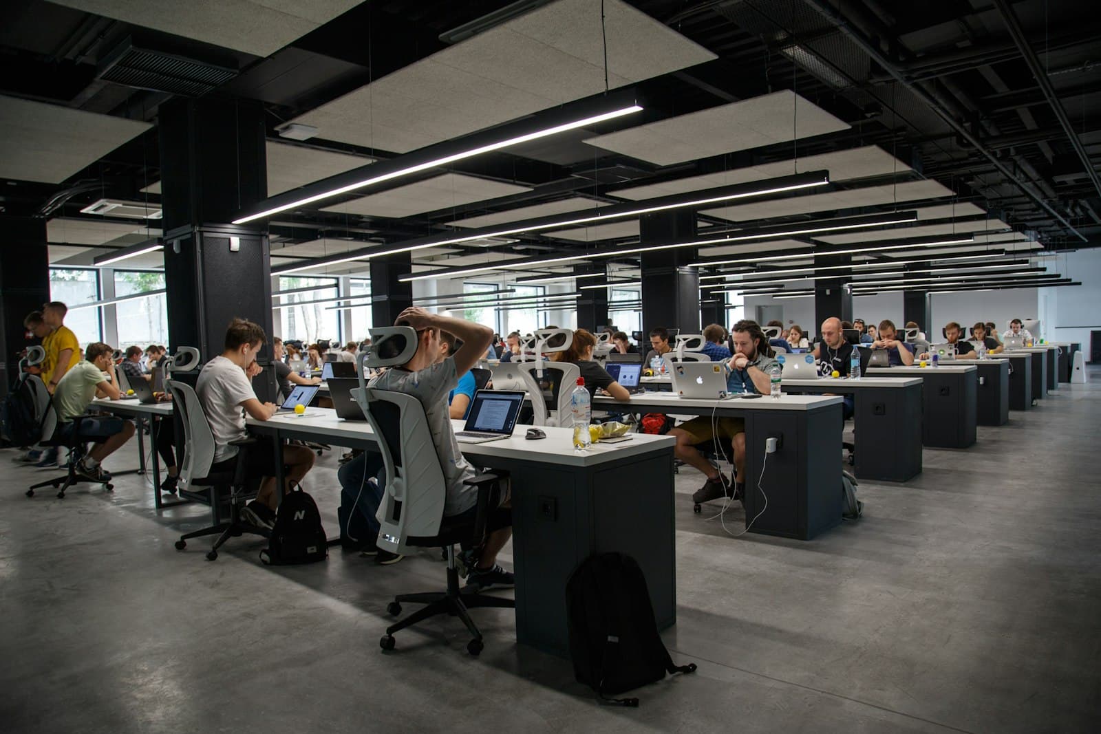Modern technology workspace representing long-term cybersecurity vision